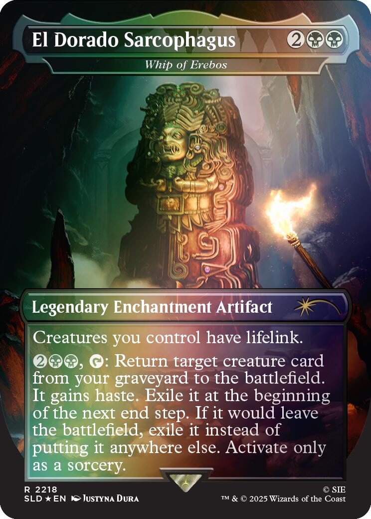 El Dorado Sarcophagus - Whip of Erebos (Rainbow Foil) [Secret Lair Drop Series] | Good Games Morley
