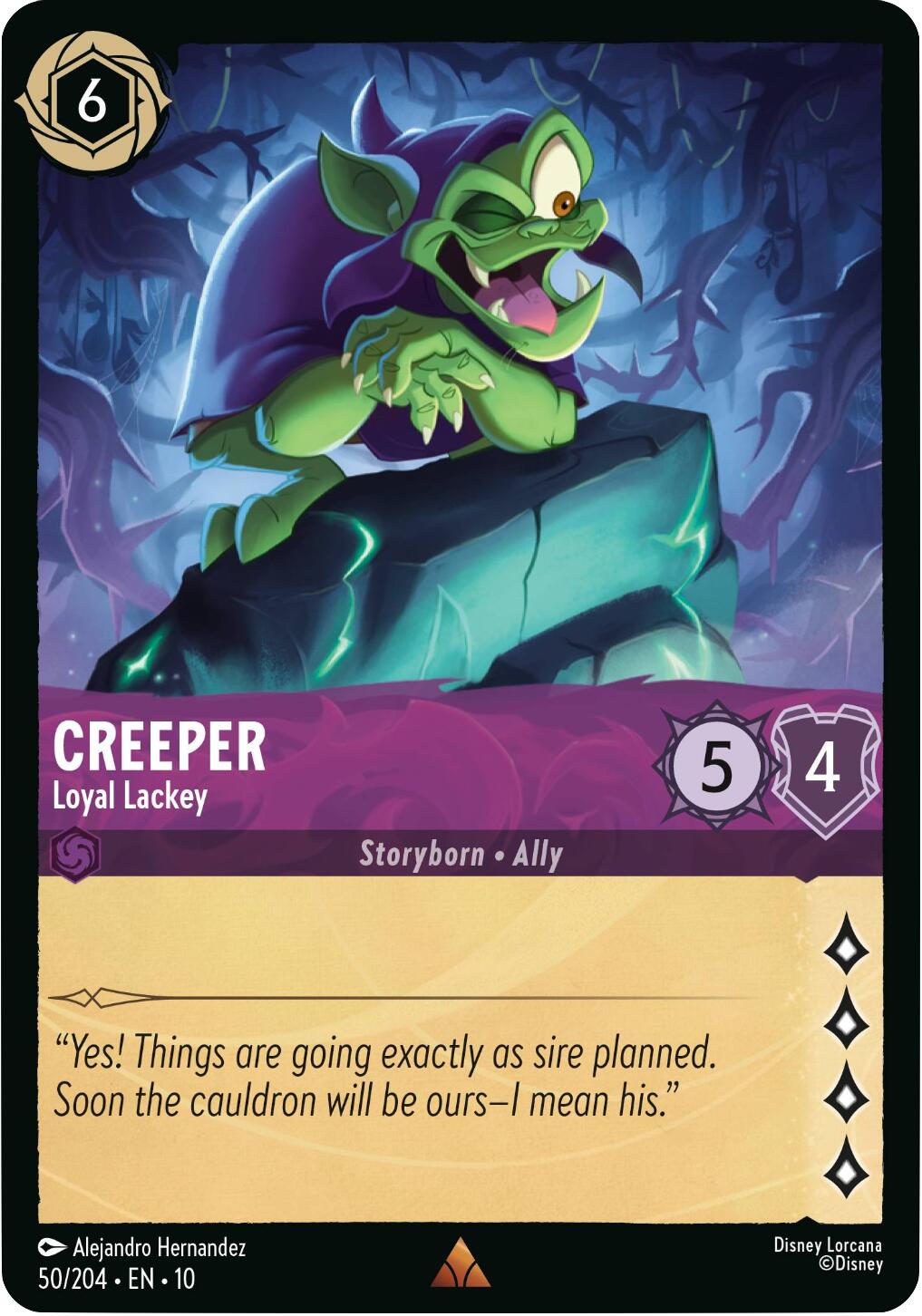 Creeper - Loyal Lackey (50/204) [Whispers in the Well] | Good Games Morley