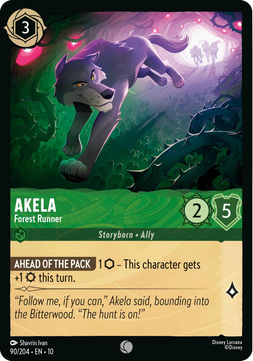 Akela - Forest Runner (90/204) [Whispers in the Well] | Good Games Morley