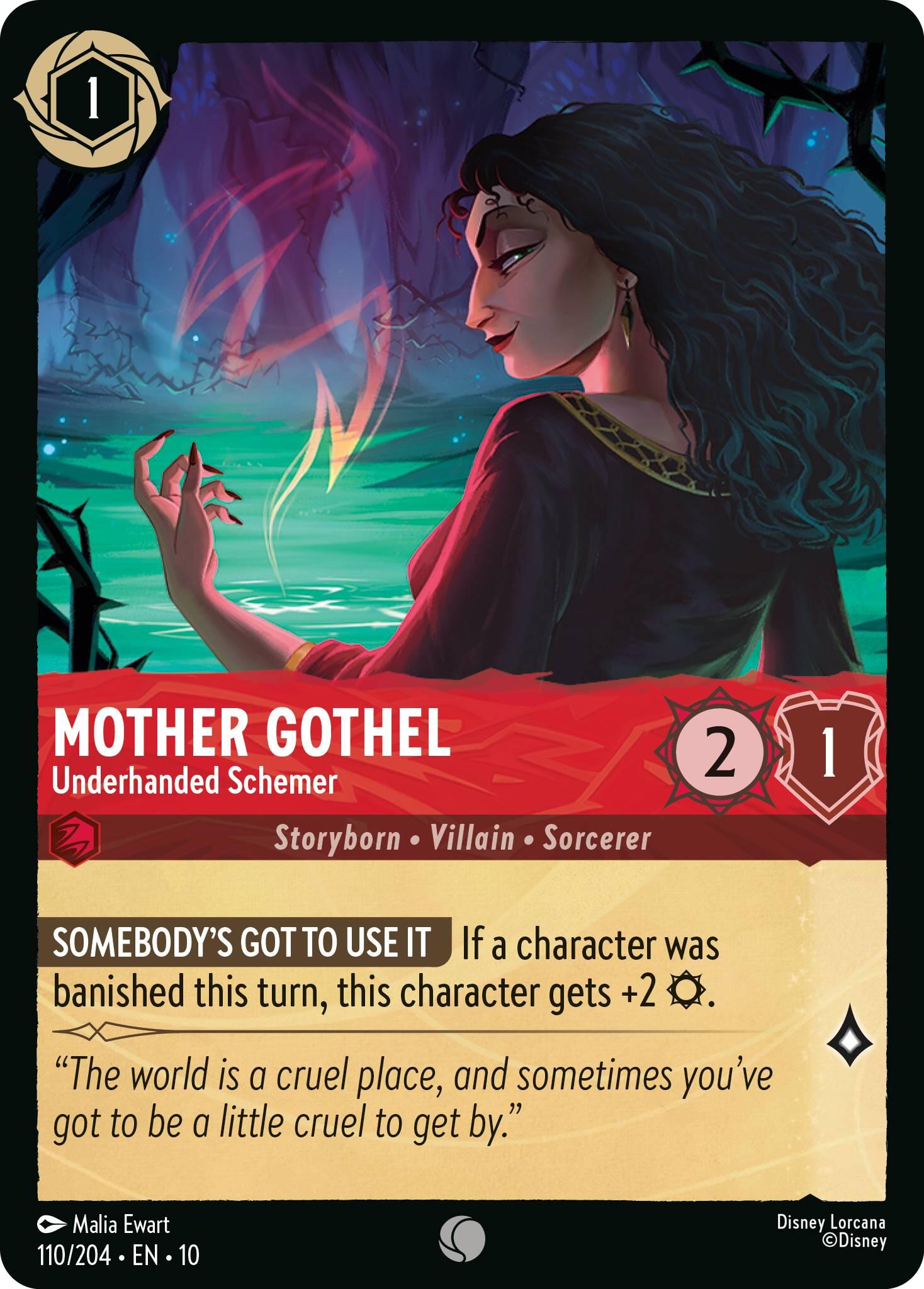 Mother Gothel - Underhanded Schemer (110/204) [Whispers in the Well] | Good Games Morley