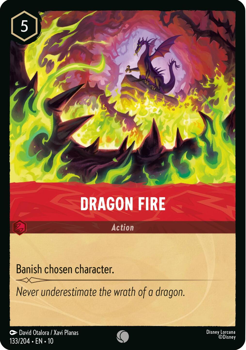 Dragon Fire (133/204) [Whispers in the Well] | Good Games Morley