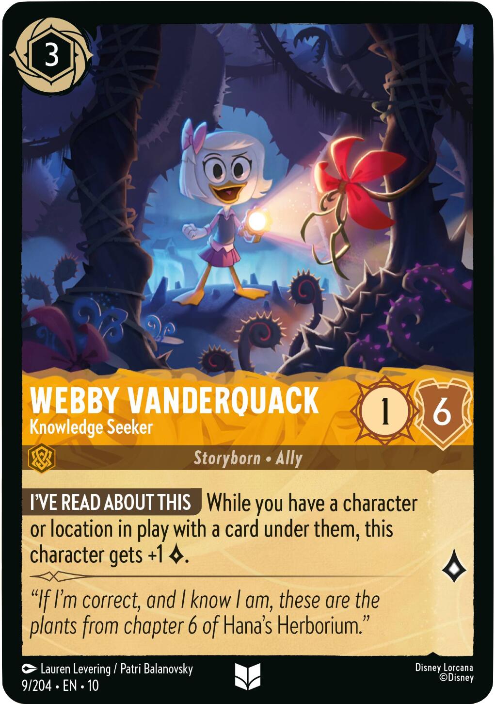 Webby Vanderquack - Knowledge Seeker (9/204) [Whispers in the Well] | Good Games Morley