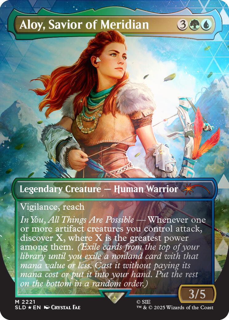 Aloy, Savior of Meridian (Rainbow Foil) [Secret Lair Drop Series] | Good Games Morley