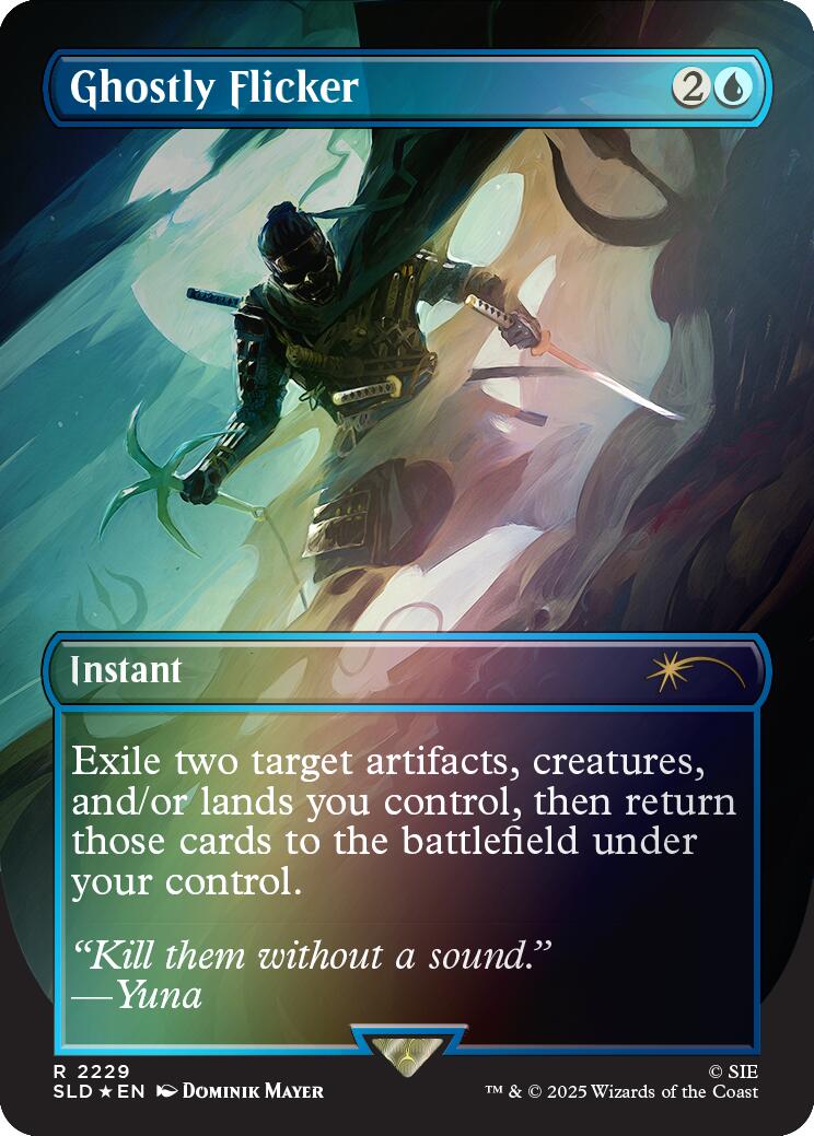 Ghostly Flicker (Rainbow Foil) [Secret Lair Drop Series] | Good Games Morley