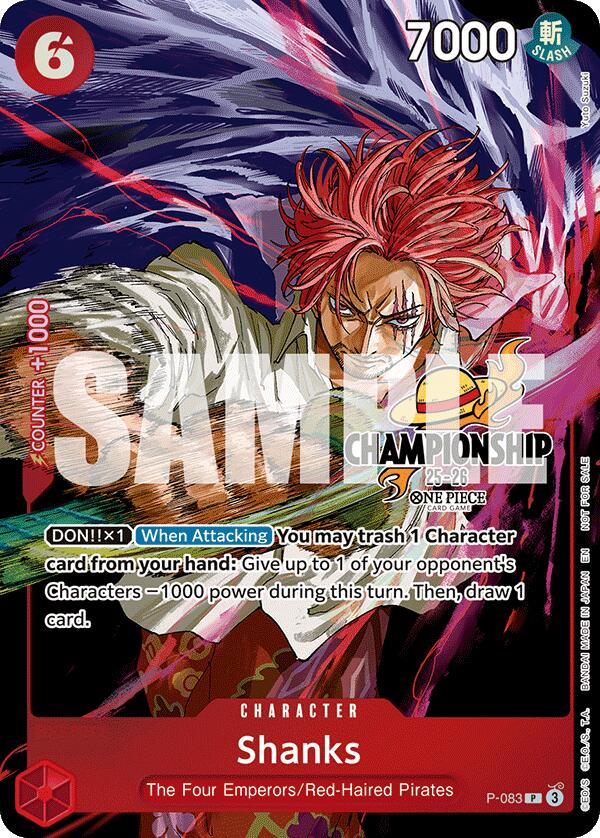 Shanks (CS 25-26 Event Pack Finalist Ver.) [One Piece Promotion Cards] | Good Games Morley