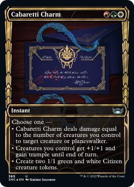 Cabaretti Charm Gilded Foil 365/281 (Streets of New Capenna)  - Foil | Good Games Morley