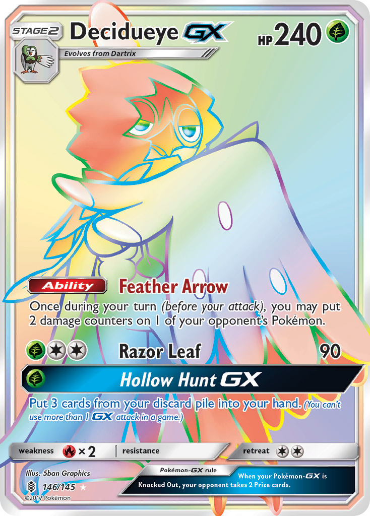 Decidueye GX (146/145) [Sun & Moon: Guardians Rising] | Good Games Morley