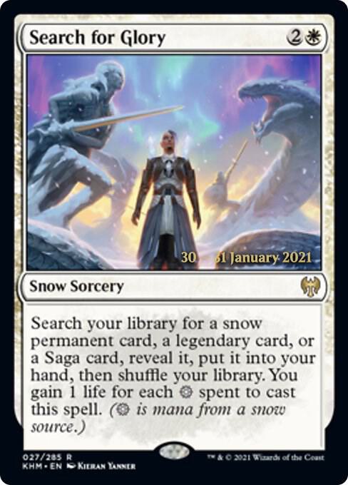 Search for Glory 27s/1 (Prerelease Cards)  - Foil | Good Games Morley