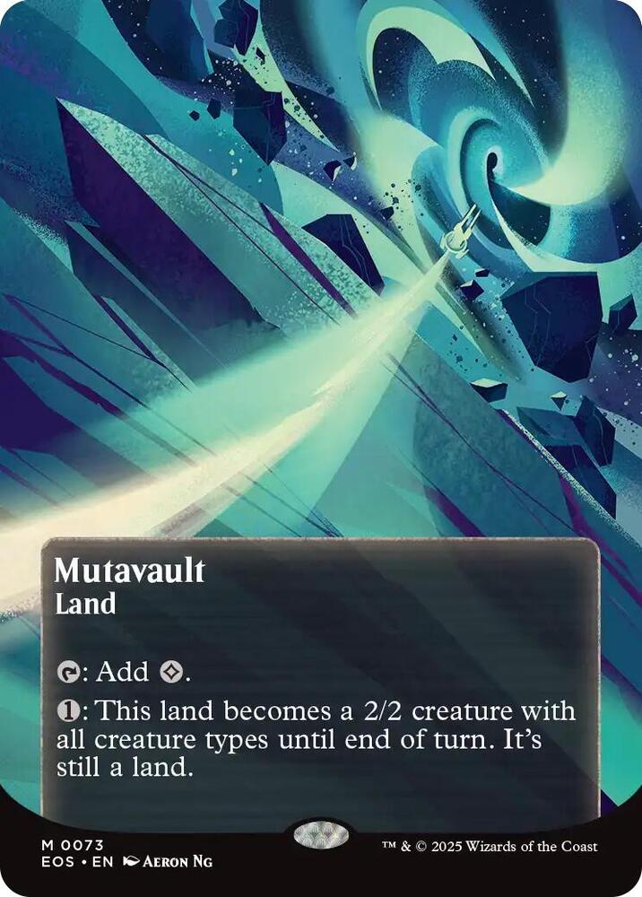 Mutavault  73/45 (Edge of Eternities: Stellar Sights)  - Borderless | Good Games Morley