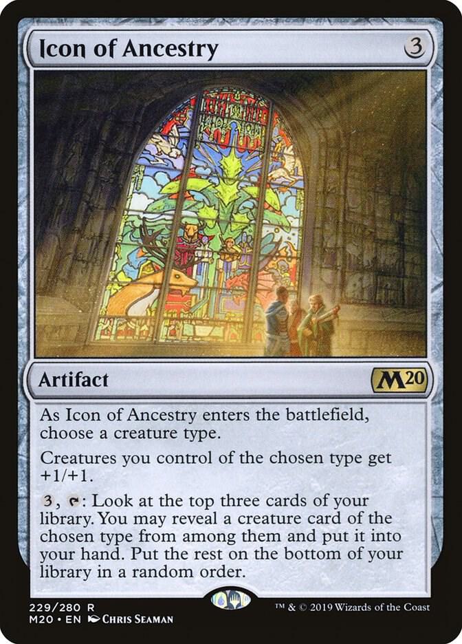 Icon of Ancestry 229/280 (Core Set 2020)  - Foil | Good Games Morley