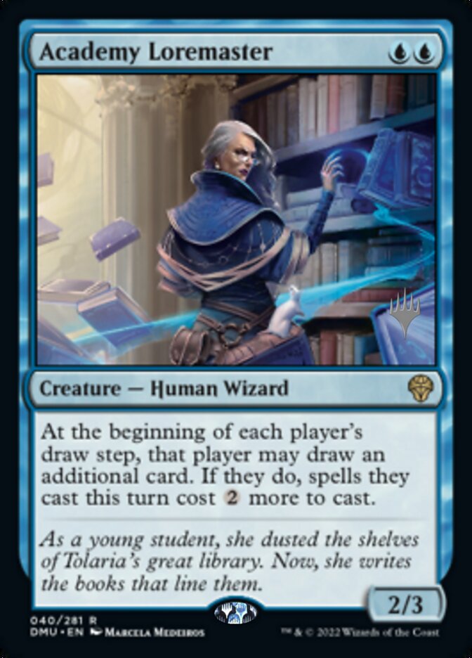 Academy Loremaster (Promo Pack) [Dominaria United Promos] | Good Games Morley