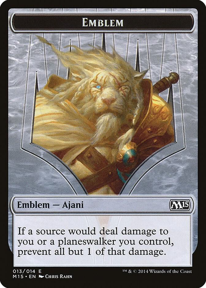Emblem Ajani Steadfast 13/14 (Magic 2015 (M15))  | Good Games Morley