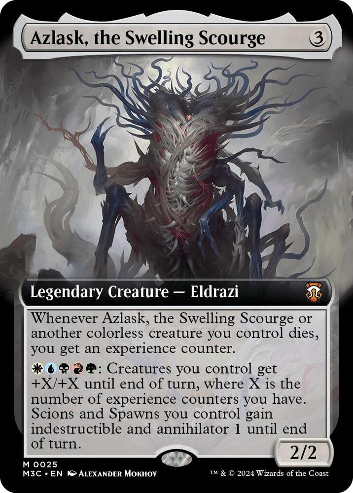 Azlask, the Swelling Scourge 25/411 (Commander: Modern Horizons 3)  - Extended Art Foil | Good Games Morley