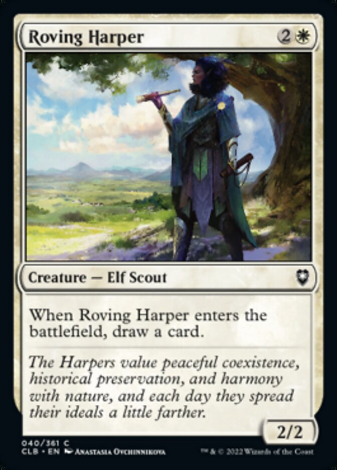 Roving Harper [Commander Legends: Battle for Baldur's Gate] | Good Games Morley