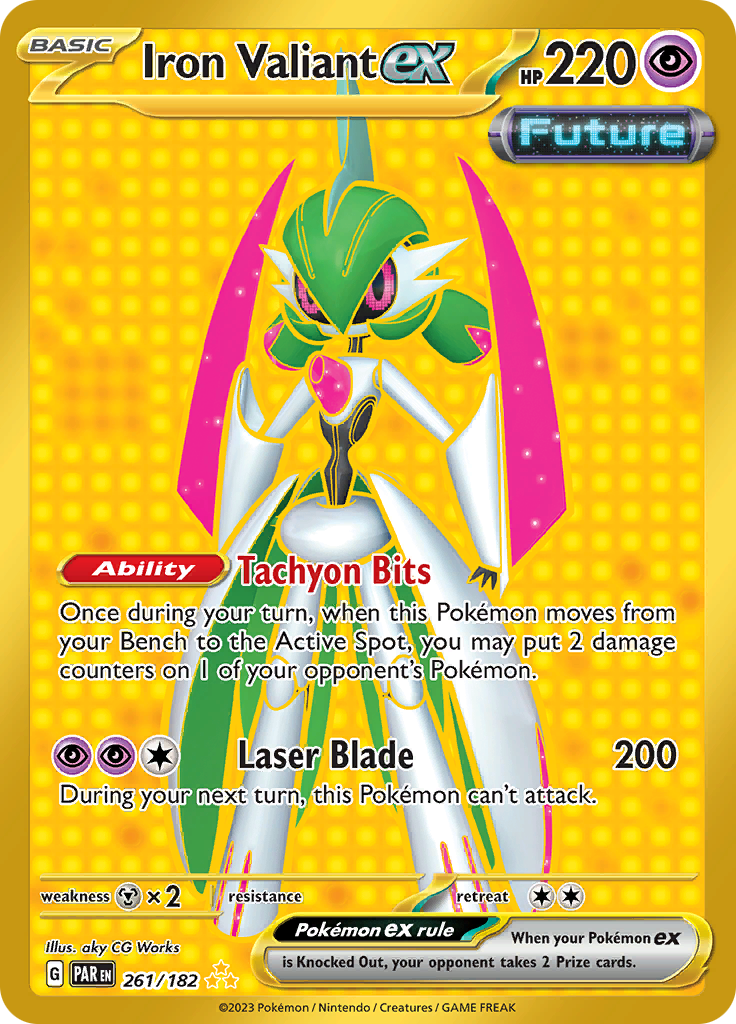 Iron Valiant ex (261/182) [Scarlet & Violet: Paradox Rift] | Good Games Morley