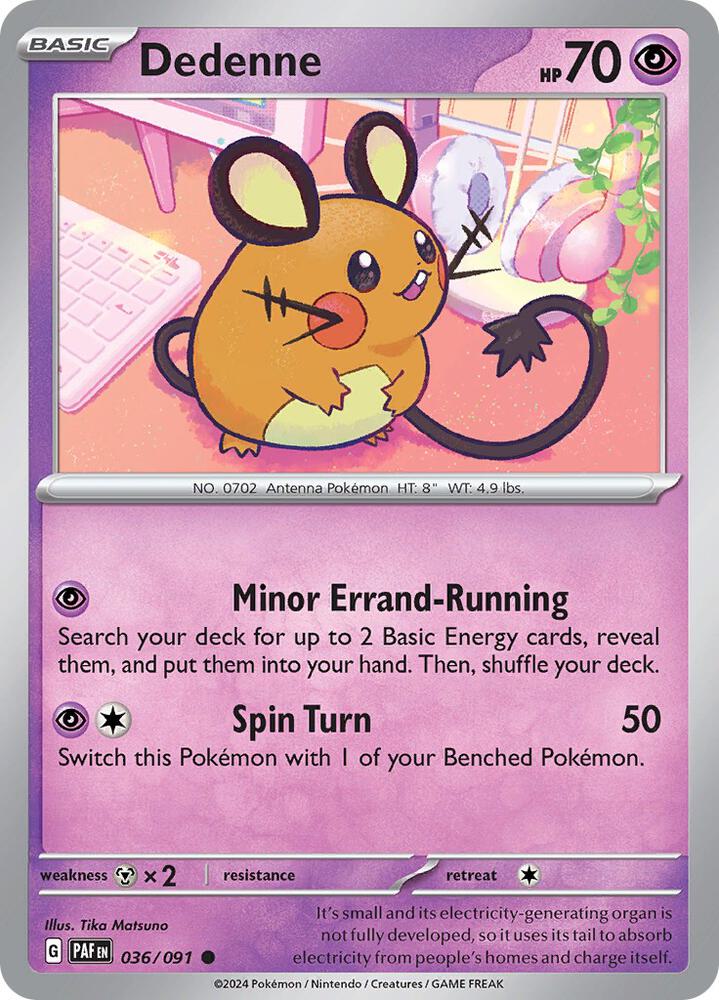 Dedenne 036/091 (SV: Paldean Fates)  | Good Games Morley