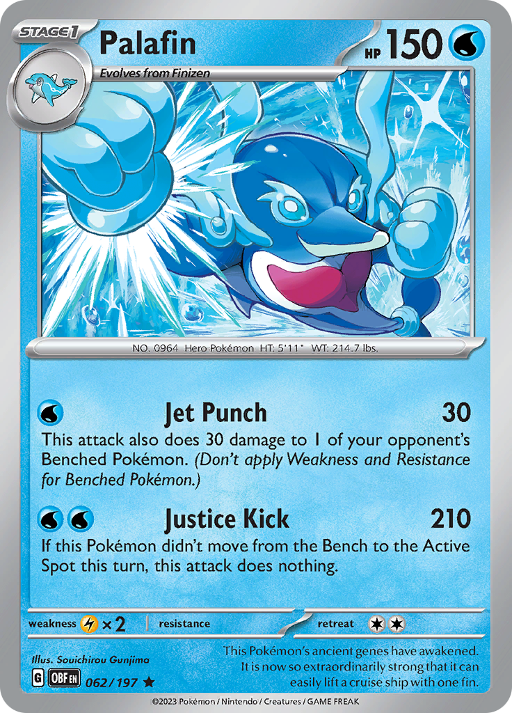 Palafin (062/197) [Scarlet & Violet: Obsidian Flames] | Good Games Morley