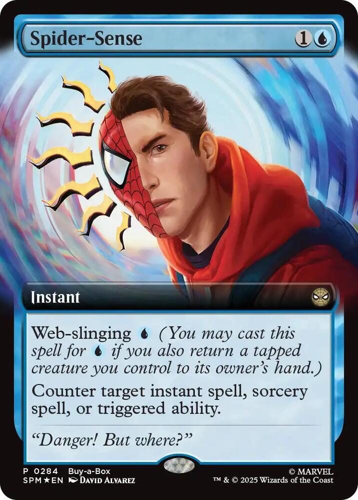 Spider Sense Extended Art 284 (Buy-A-Box Promos)  - Foil | Good Games Morley