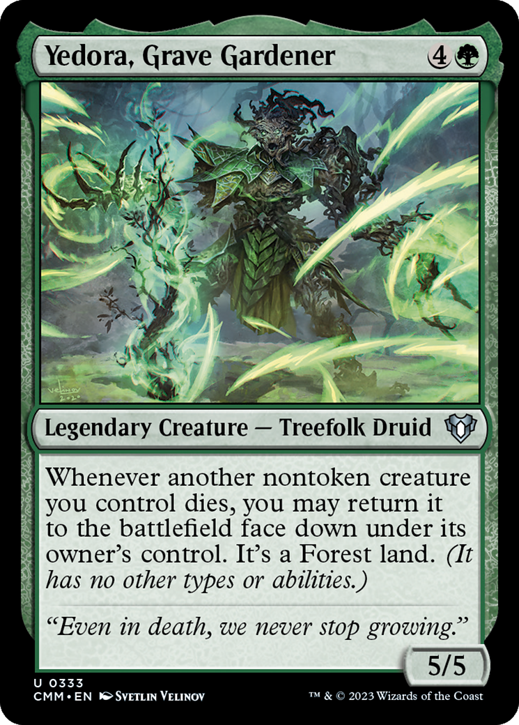 Yedora, Grave Gardener [Commander Masters] | Good Games Morley