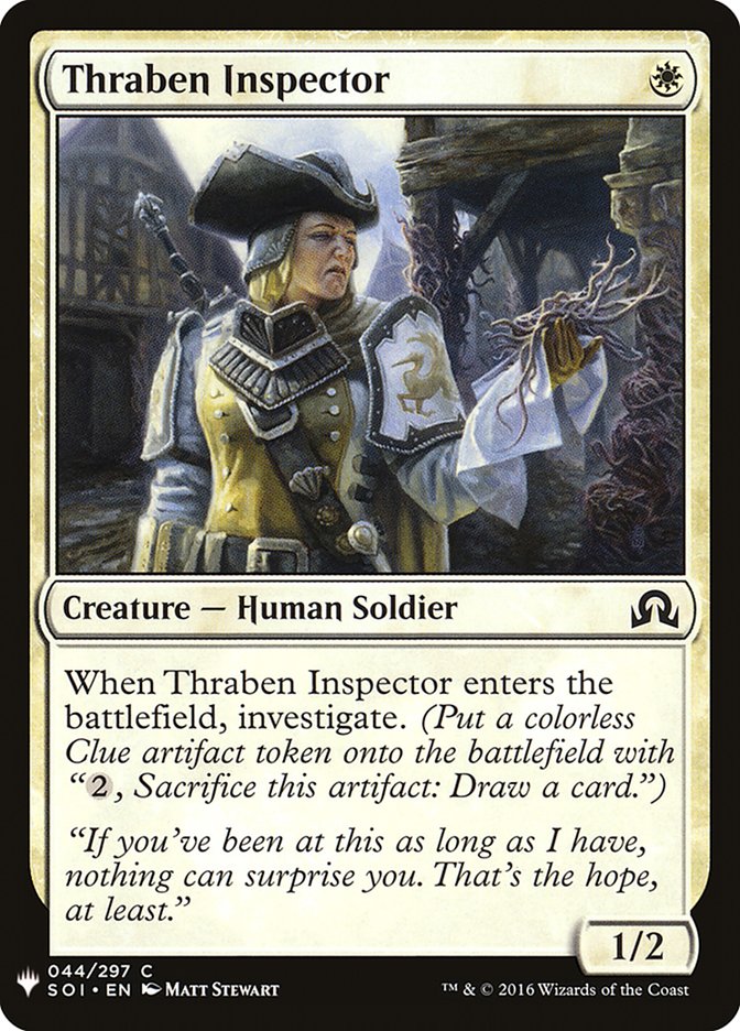 Thraben Inspector [Mystery Booster] | Good Games Morley