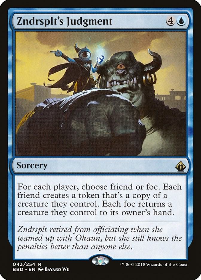 Zndrsplt's Judgment 43/254 (Battlebond)  - Foil | Good Games Morley