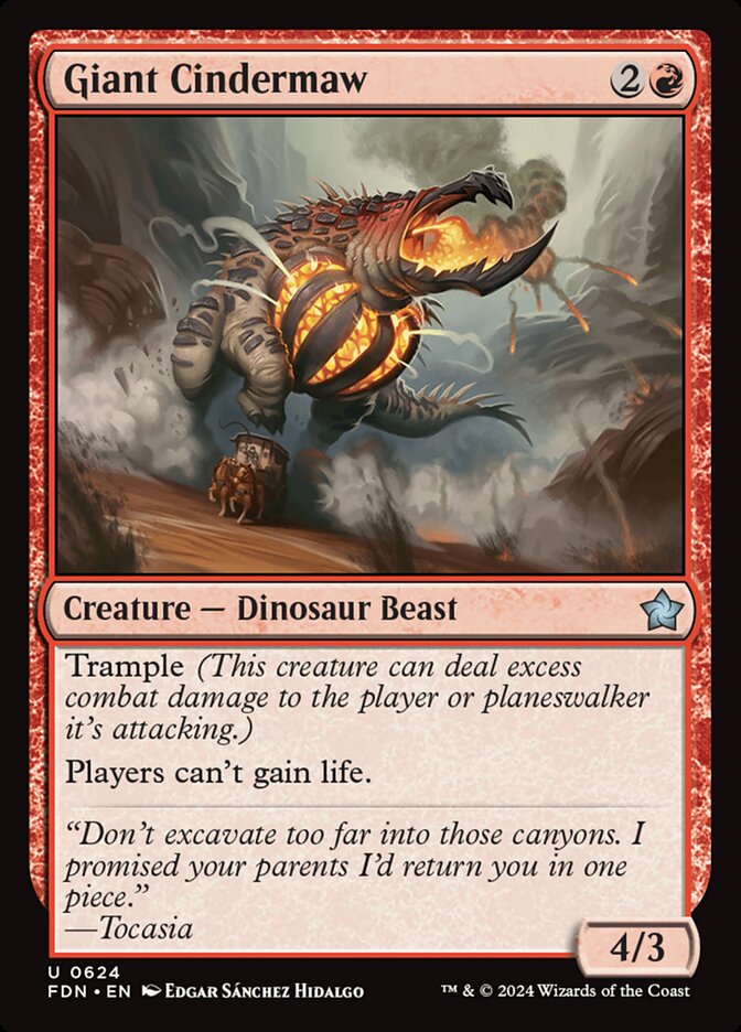 Giant Cindermaw 624/291 (Foundations)  | Good Games Morley