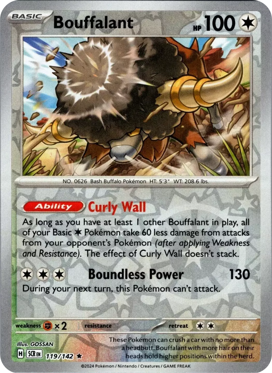 Bouffalant (119/142) [Scarlet & Violet: Stellar Crown] | Good Games Morley