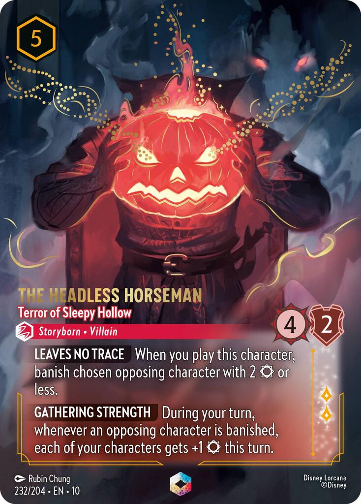 The Headless Horseman - Terror of Sleepy Hollow (Enchanted) (232/204) [Whispers in the Well] | Good Games Morley