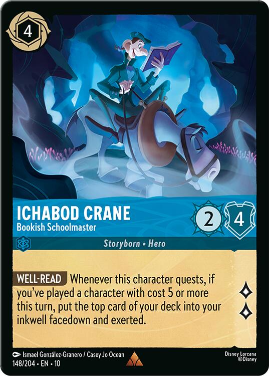 Ichabod Crane - Bookish Schoolmaster (148/204) [Whispers in the Well] | Good Games Morley