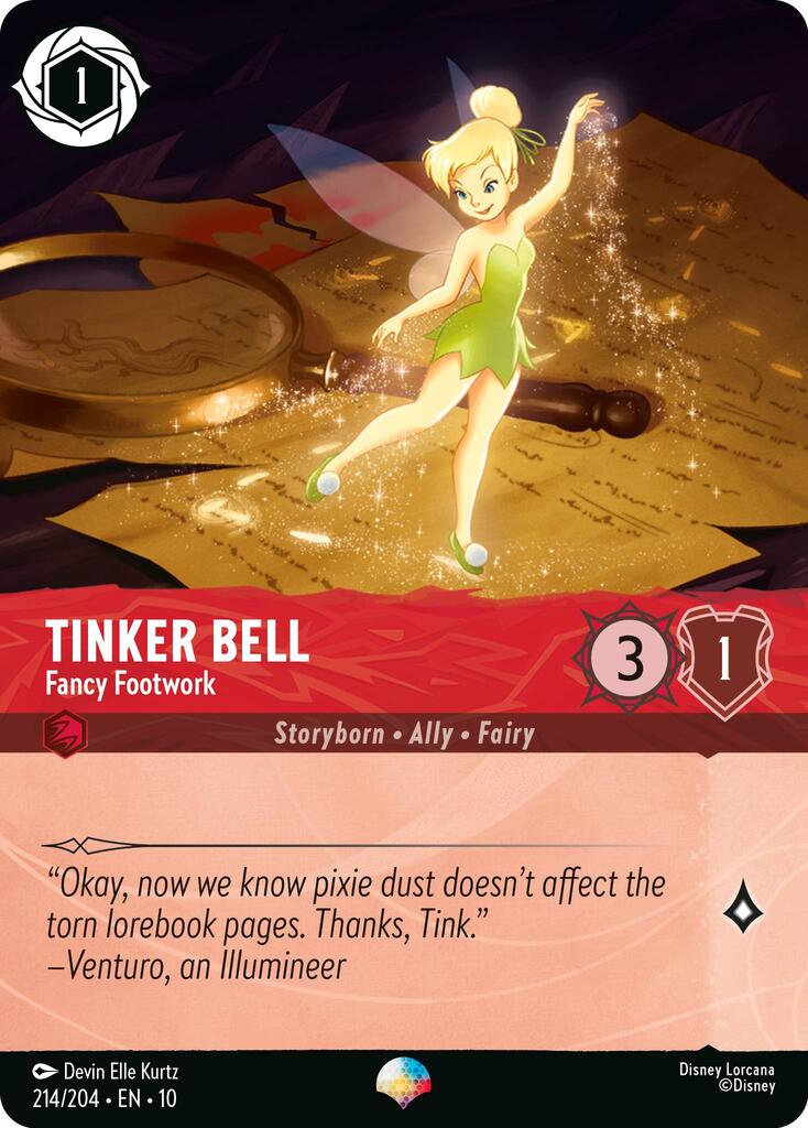 Tinker Bell - Fancy Footwork (Epic) (214/204) [Whispers in the Well] | Good Games Morley