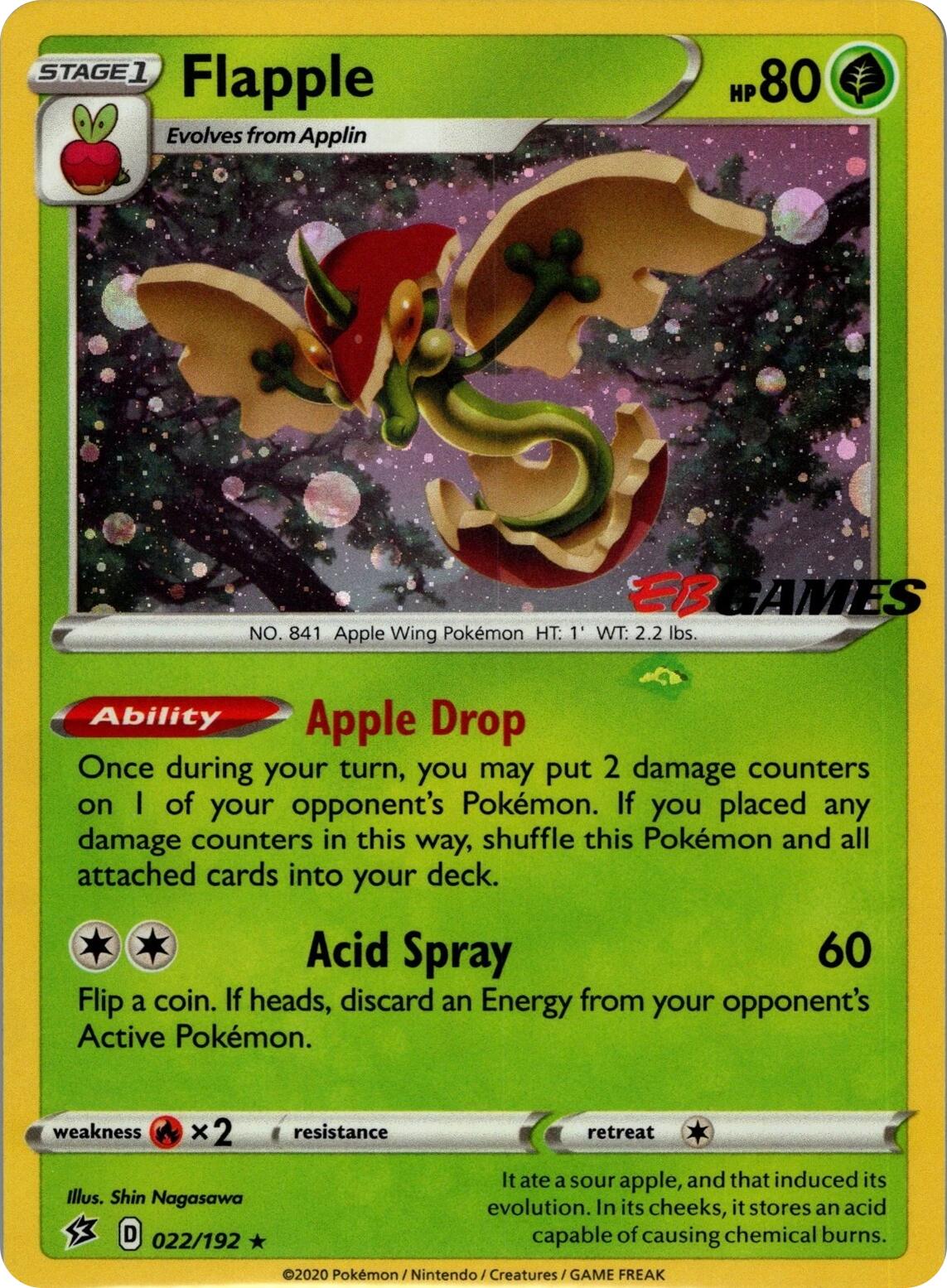 Flapple (022/192) (EB Games Exclusive APAC) [Miscellaneous Cards] | Good Games Morley