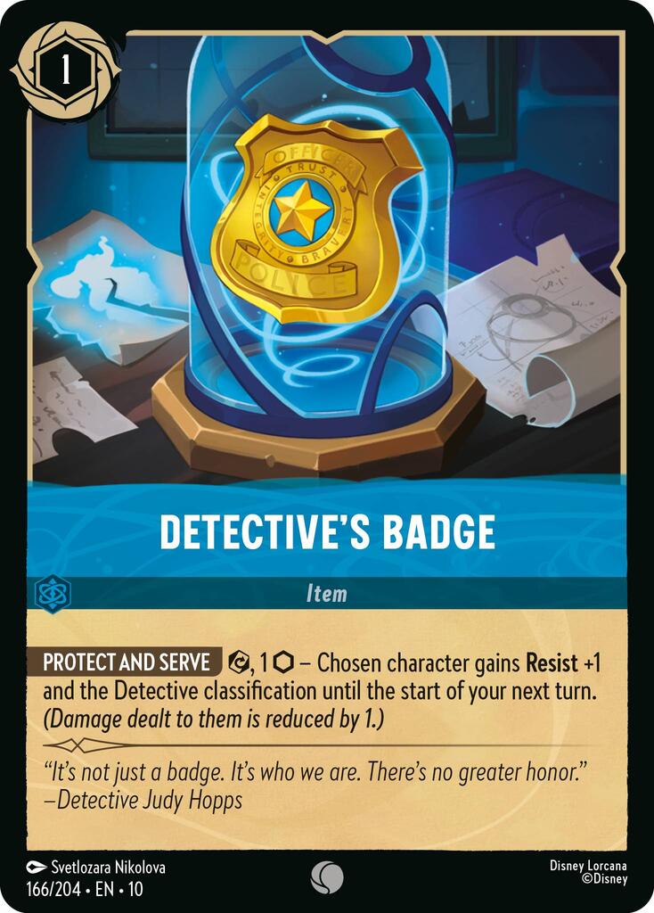 Detective's Badge (166/204) [Whispers in the Well] | Good Games Morley