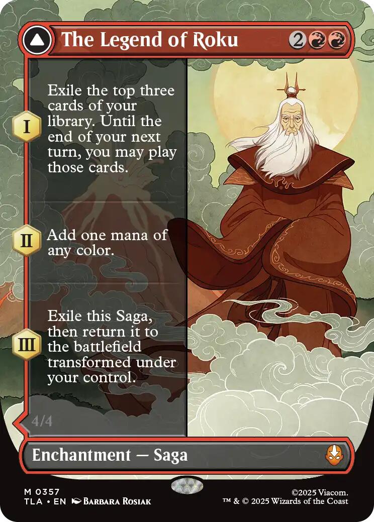 The Legend of Roku (Borderless) [Avatar: The Last Airbender] | Good Games Morley