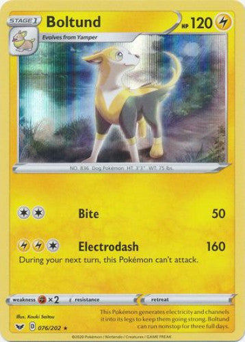 Boltund (076/202) (Cosmos Holo) [Sword & Shield: Base Set] | Good Games Morley