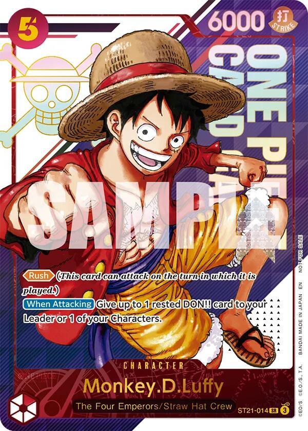 Monkey.D.Luffy (ST21-014) (3rd Anniversary Treasure Campaign Pack) [One Piece Promotion Cards] | Good Games Morley