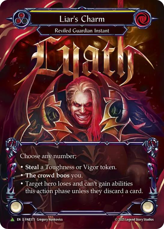 Liar's Charm [FAB373] (Promo)  Cold Foil | Good Games Morley