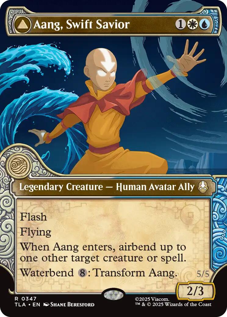Aang, Swift Savior (Showcase) [Avatar: The Last Airbender] | Good Games Morley