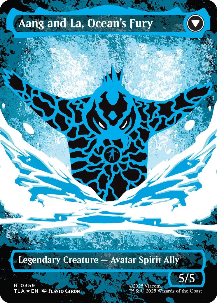 Aang, Swift Savior (Borderless) (Neon Ink Foil) [Avatar: The Last Airbender] | Good Games Morley