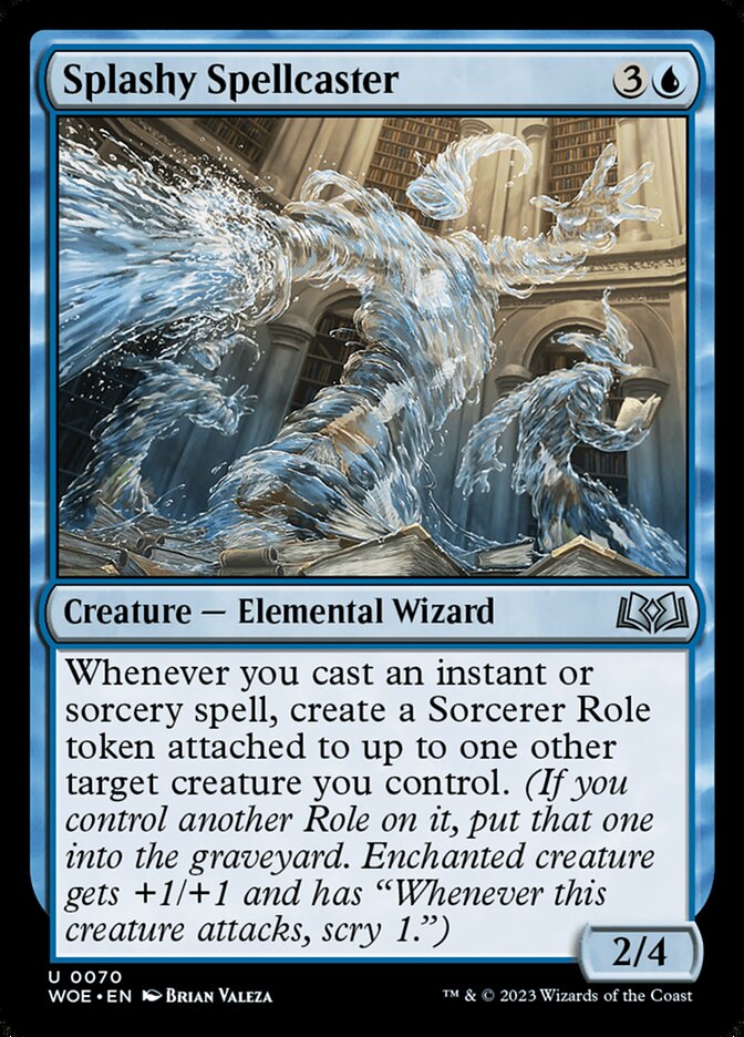 Splashy Spellcaster 70/276 (Wilds of Eldraine)  | Good Games Morley