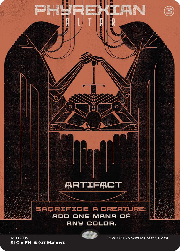 Phyrexian Altar (Halo Foil) [Secret Lair Countdown Kit] | Good Games Morley