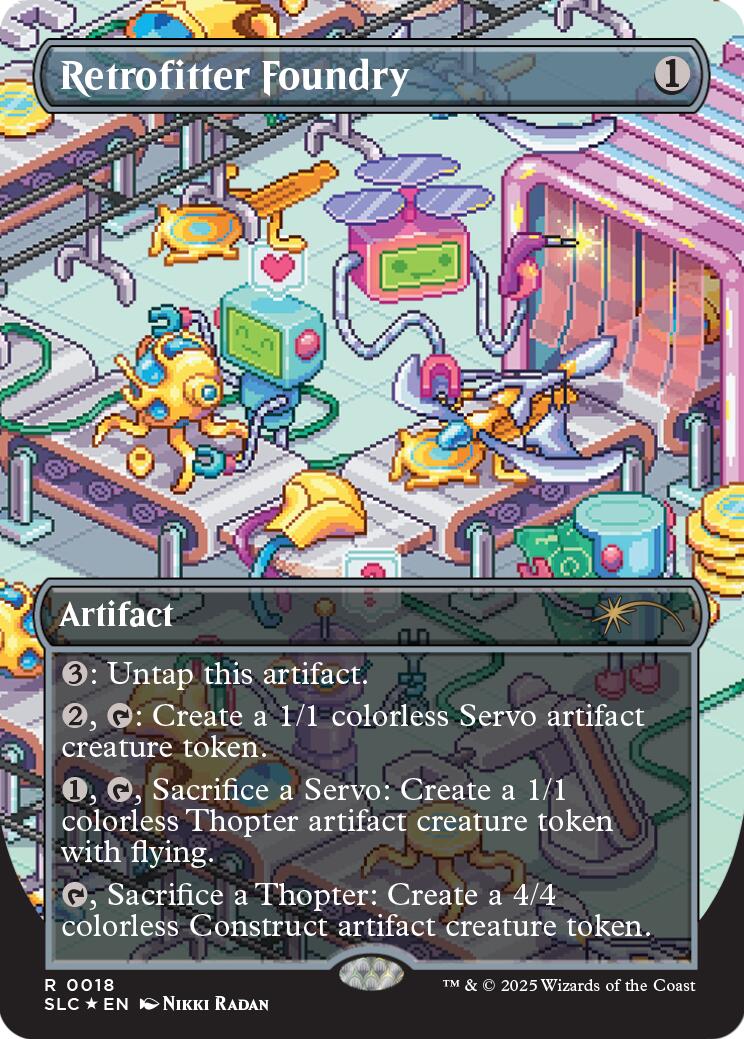 Retrofitter Foundry (Halo Foil) [Secret Lair Countdown Kit] | Good Games Morley