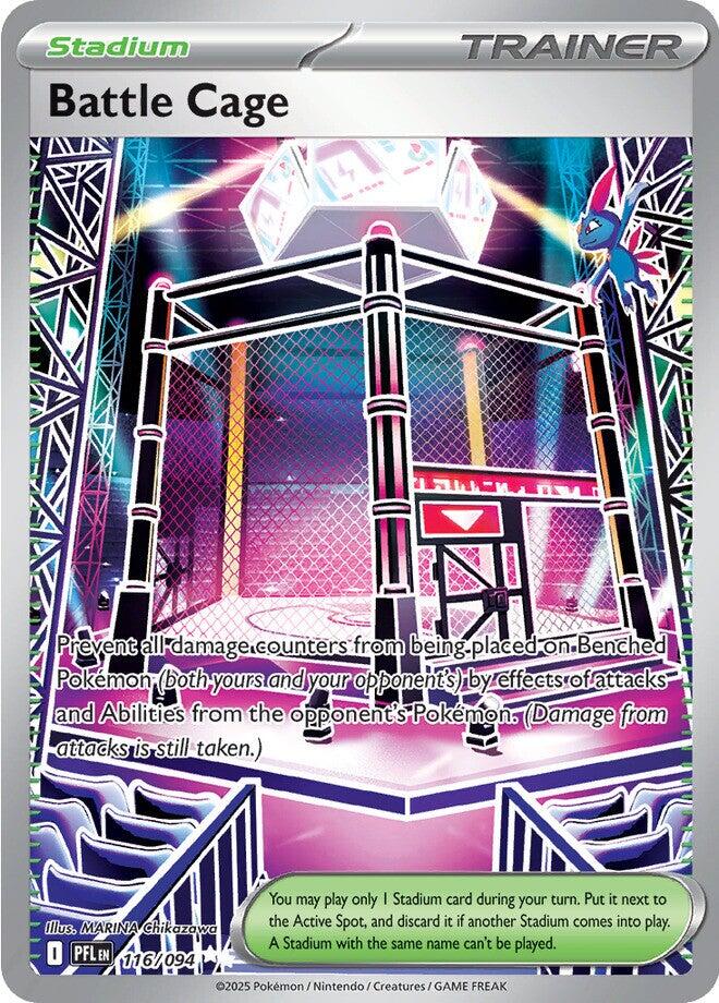 Battle Cage (116/094) [Mega Evolution: Phantasmal Flames] | Good Games Morley