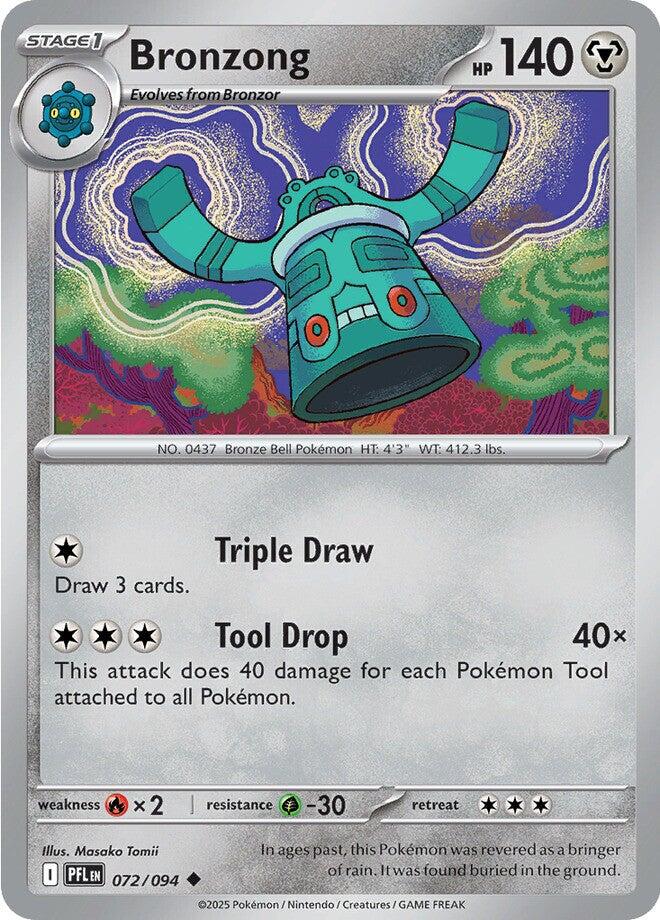 Bronzong (072/094) [Mega Evolution: Phantasmal Flames] | Good Games Morley