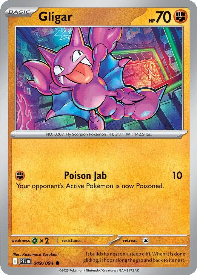 Gligar (049/094) [Mega Evolution: Phantasmal Flames] | Good Games Morley