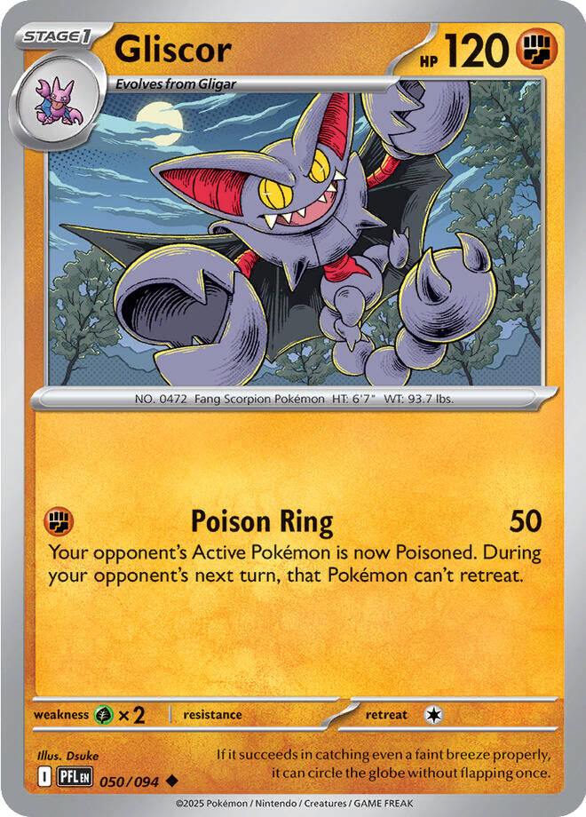 Gliscor (050/094) [Mega Evolution: Phantasmal Flames] | Good Games Morley