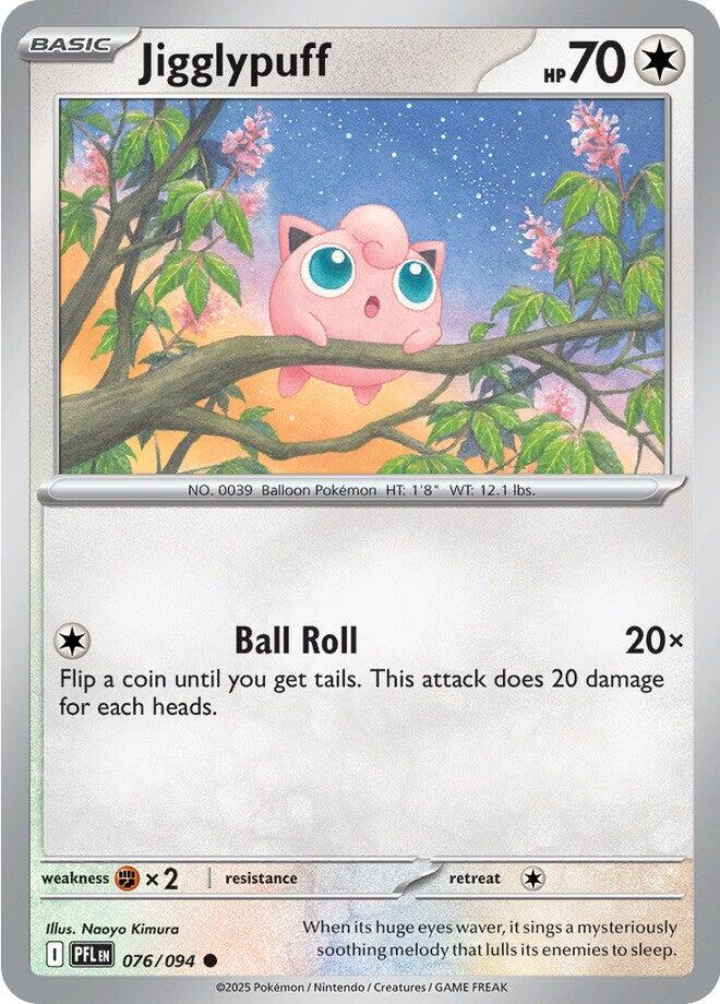 Jigglypuff (076/094) [Mega Evolution: Phantasmal Flames] | Good Games Morley