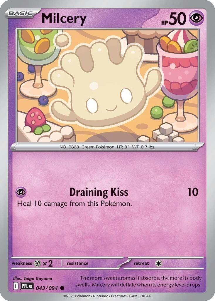 Milcery (043/094) [Mega Evolution: Phantasmal Flames] | Good Games Morley