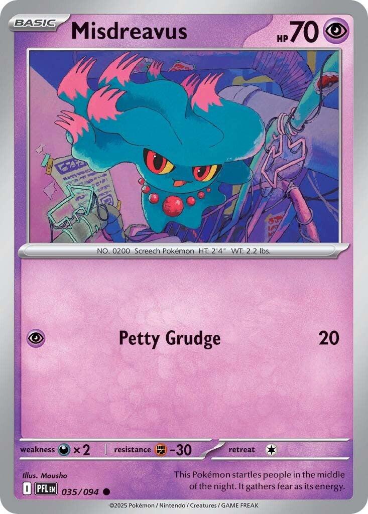 Misdreavus (035/094) [Mega Evolution: Phantasmal Flames] | Good Games Morley