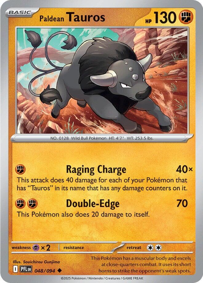 Paldean Tauros (048/094) [Mega Evolution: Phantasmal Flames] | Good Games Morley