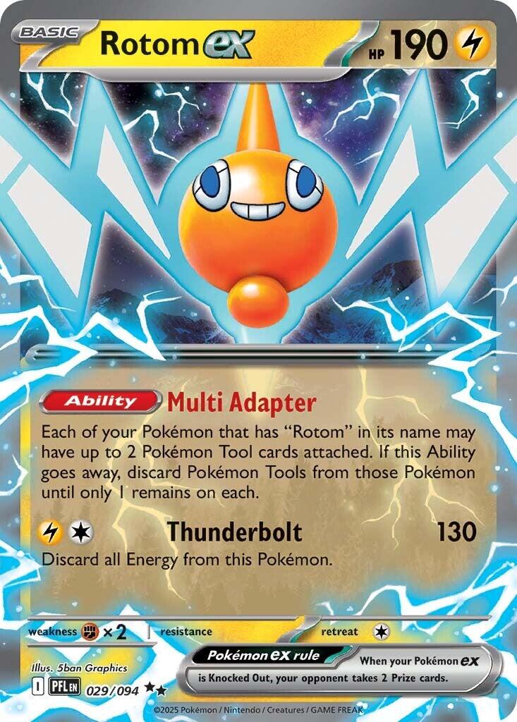 Rotom ex (029/094) [Mega Evolution: Phantasmal Flames] | Good Games Morley